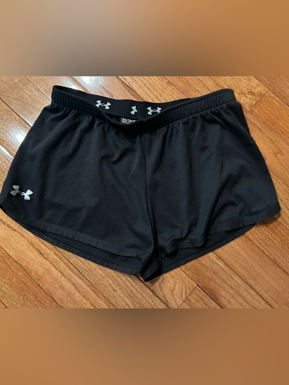 Under Armour Women's Black Athletic Running Shorts, Size XS